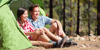 Friends Camping